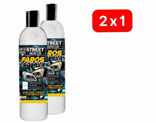 2X1 Faros Restorer, Faros blancos en 30 minutos Total 500ml